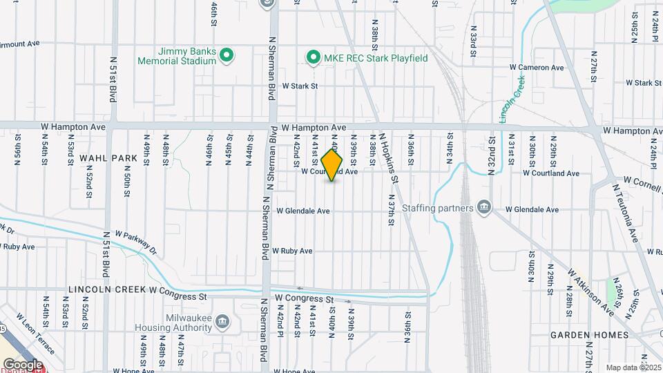 4655 N 40th St Map and Location Details