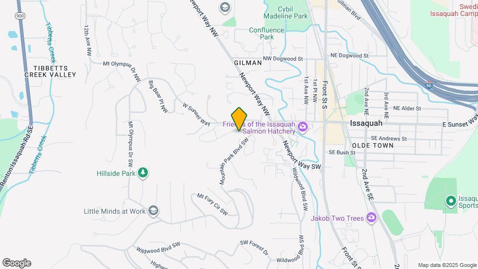 206 Mountain Park Blvd SW Map and Location Details