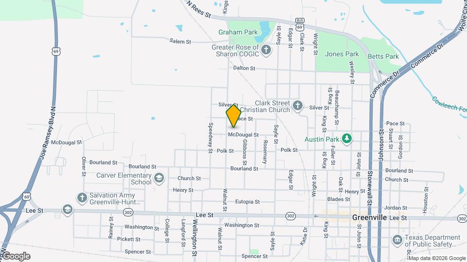 3840 McDougal St Map and Location Details