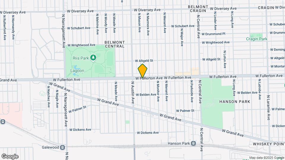 5925 W Fullerton Ave Map and Location Details