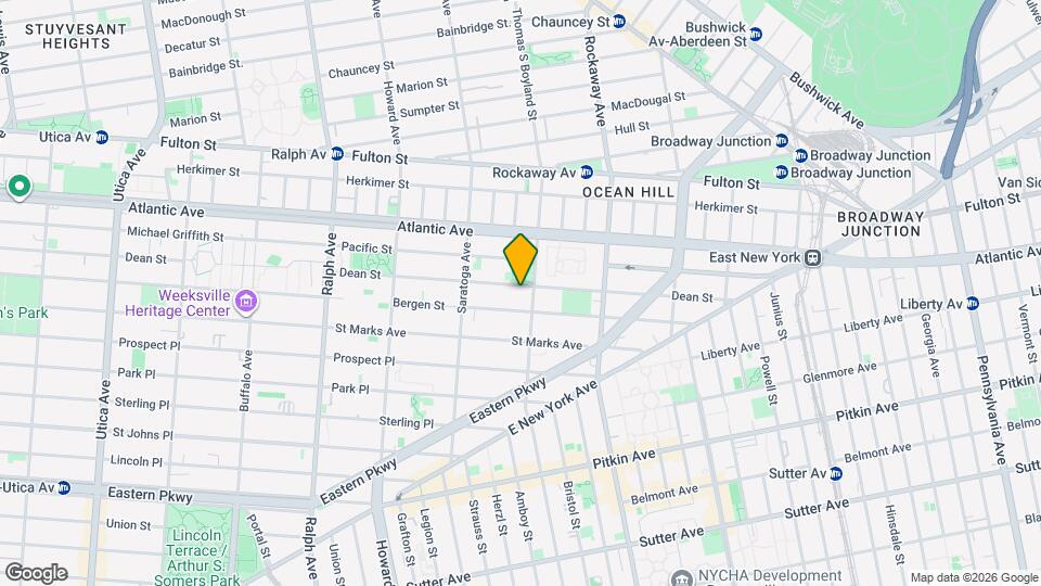 2218 Dean St Map and Location Details