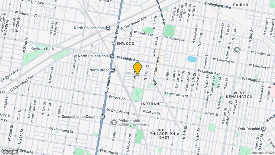 2554 N Sartain St Map and Location Details