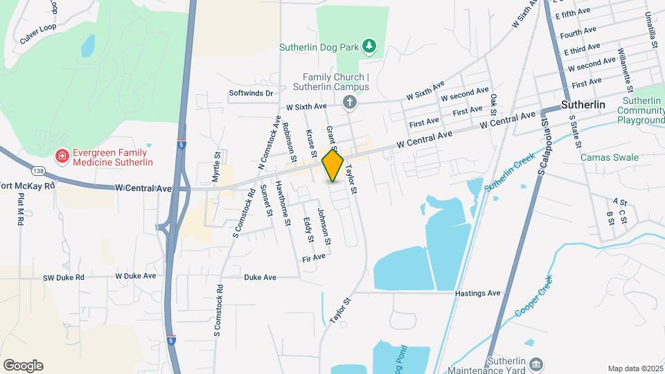 Sutherlin Estates Mobile Home Community Map and Location Details