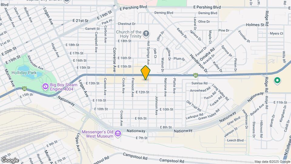 2536 E 13th St Mapa y Detalles de la Ubicación