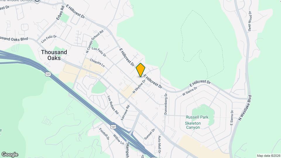 279 N Skyline Dr Map and Location Details