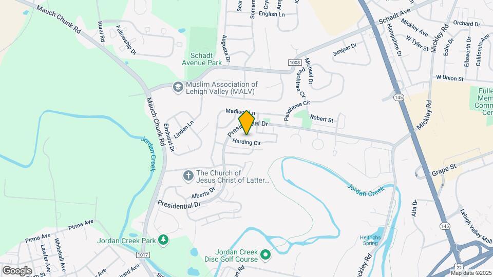 1657 Harding Cir Map and Location Details