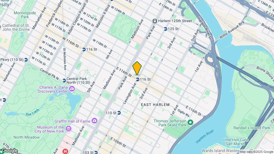 137 E 116th St Map and Location Details