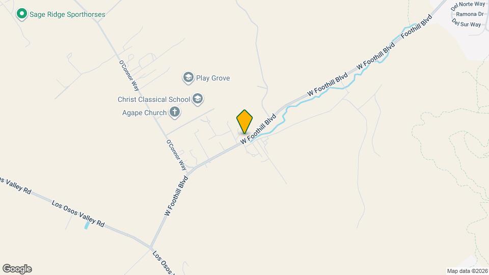 740 W Foothill Blvd Map and Location Details