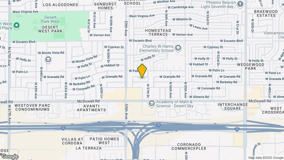 5802 W Berkeley Rd Map and Location Details