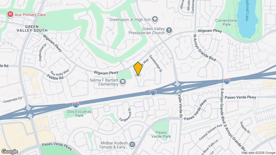 1859 Bogey Way Map and Location Details