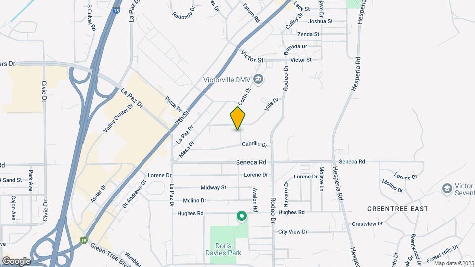 16451 Desert Knoll Dr Map and Location Details