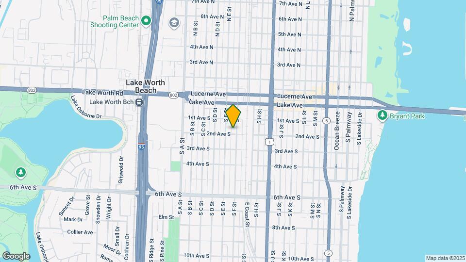 125 S F St Map and Location Details
