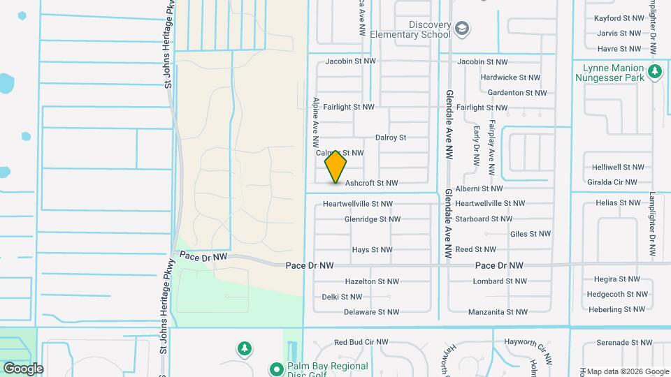 1850 Ashcroft St NW Map and Location Details