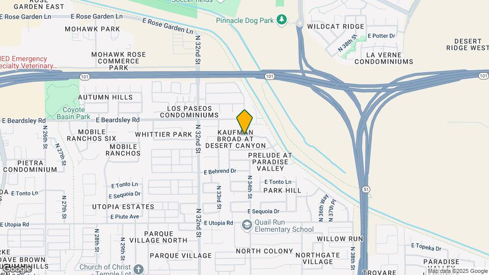 3356 E Escuda Rd Mapa y Detalles de la Ubicación