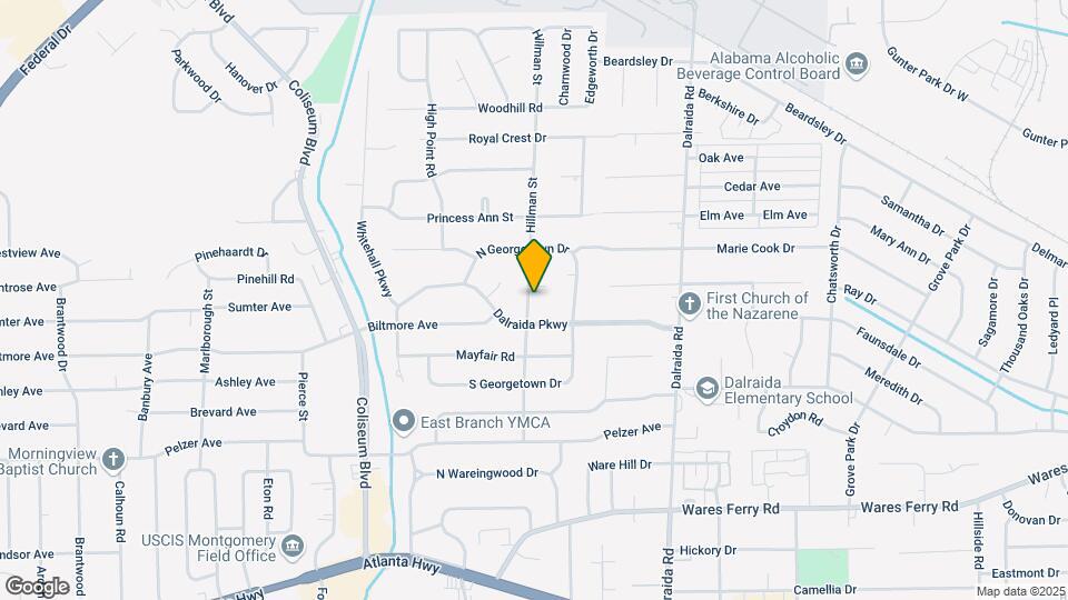 716 Hillman St Map and Location Details