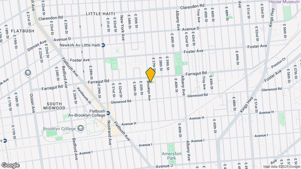 1529 Brooklyn Ave Map and Location Details