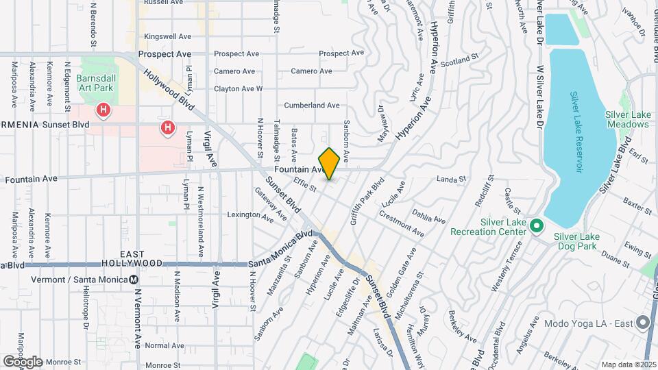 1214 Manzanita St Mapa y Detalles de la Ubicación