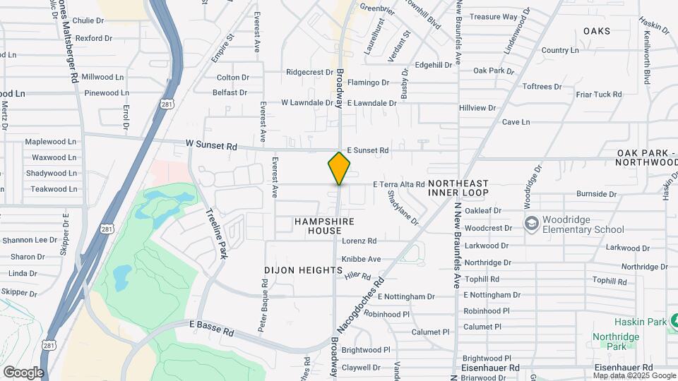 7897 Broadway Map and Location Details