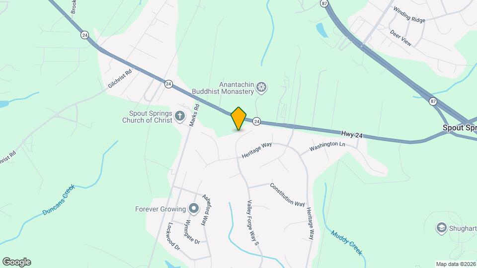 105 Valley Forge Way N Map and Location Details