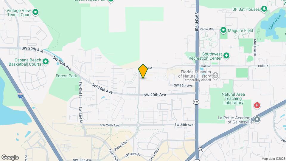 3801 SW 17th Pl Map and Location Details