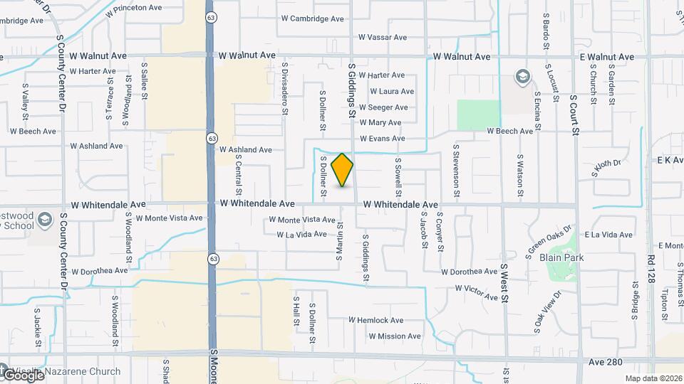 1335 W Evergreen Ct Map and Location Details