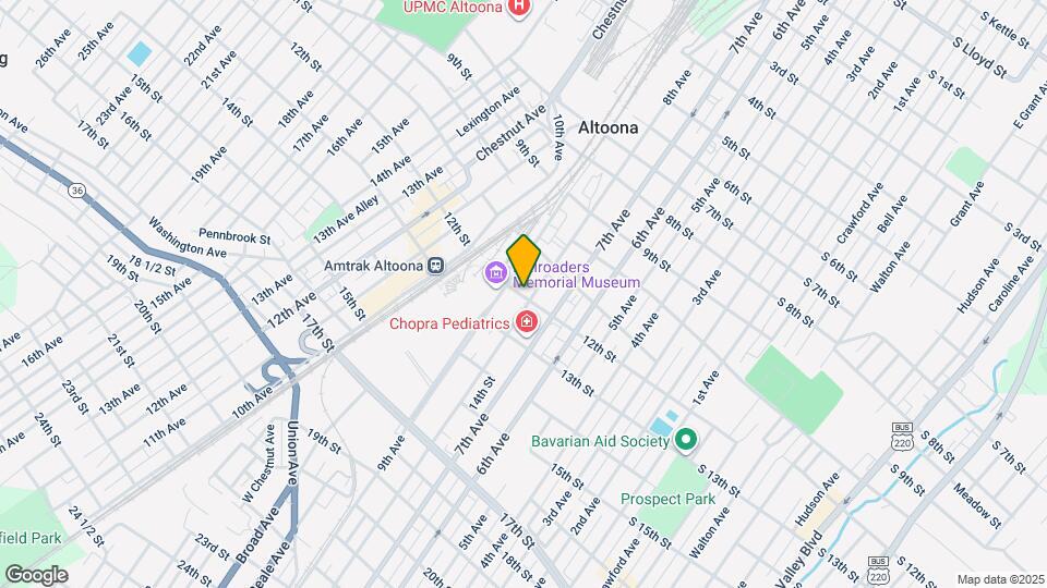 820 12th St Map and Location Details