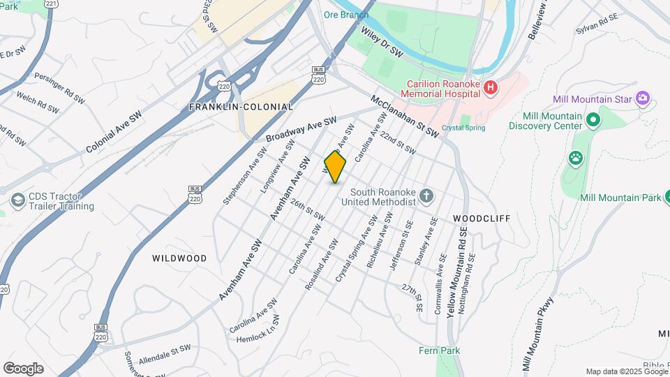 2425 Carolina Ave SW Map and Location Details