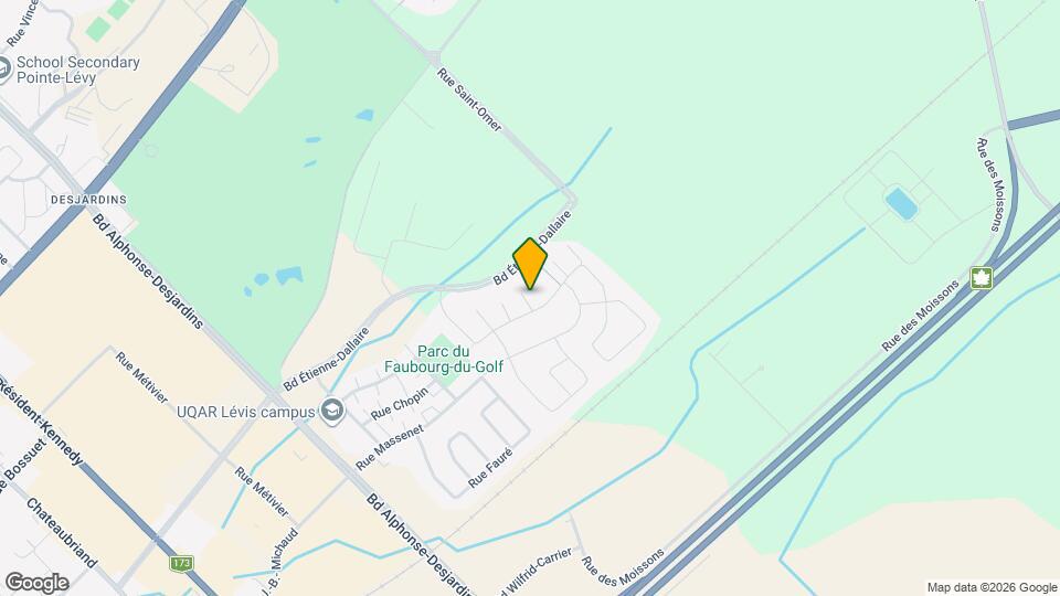 6140-6158 Berlioz Rue Map and Location Details