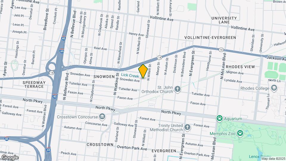 668 Stonewall St Map and Location Details