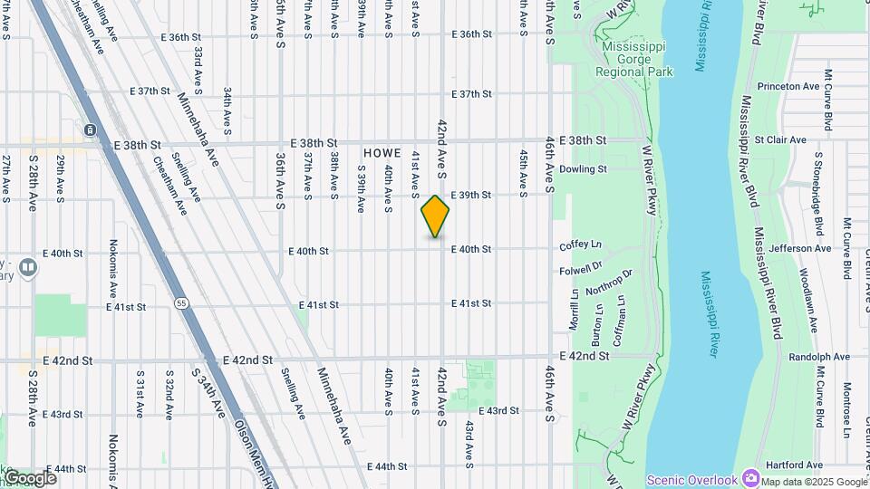 3956 42nd Ave S, Unit 3956 42nd Ave - Unit 2 Map and Location Details