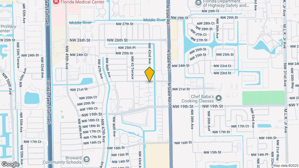 4210 NW 21st St Map and Location Details