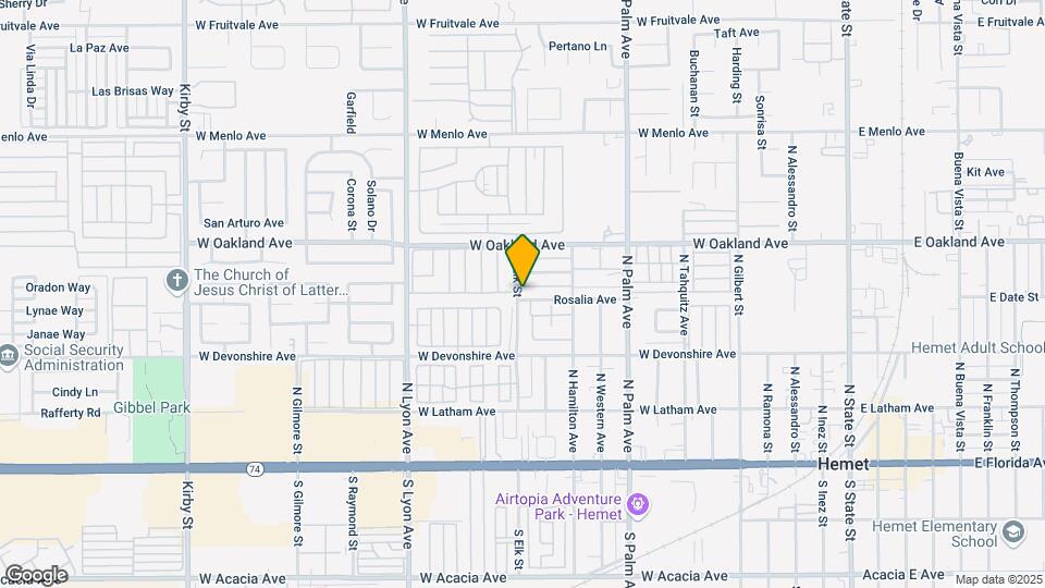 412 Elk St Mapa y Detalles de la Ubicación
