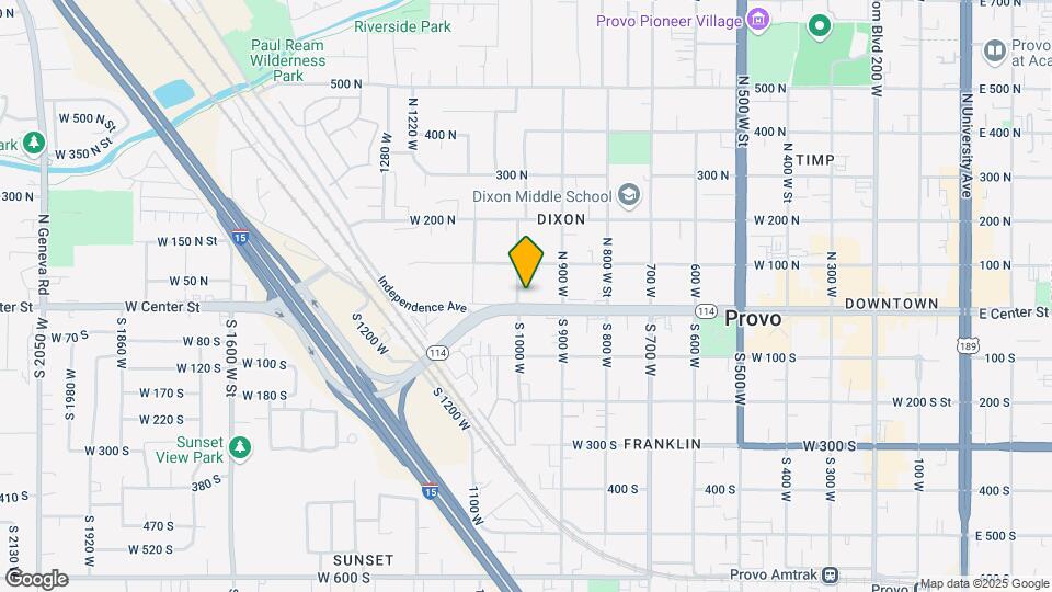 980 W Center St Map and Location Details