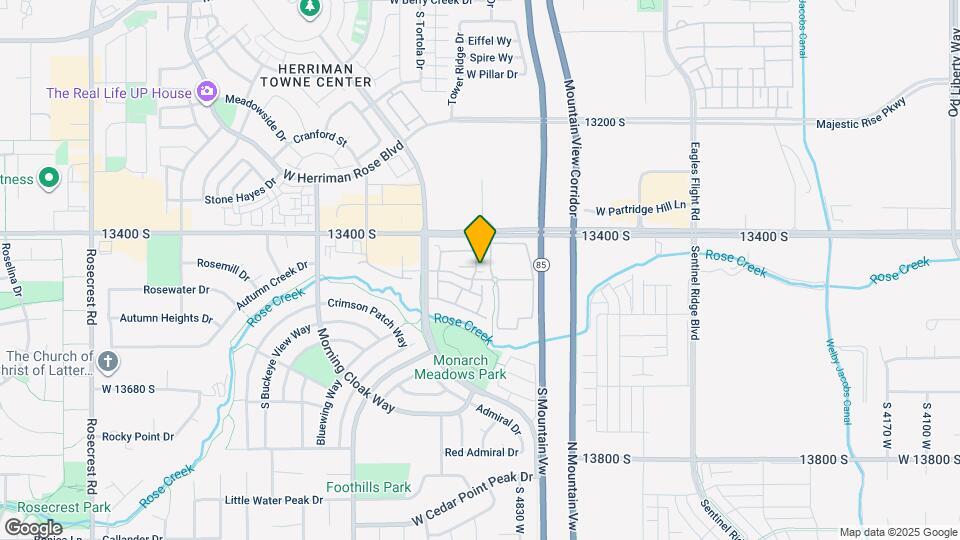 13463 S Corbin Valley Dr Map and Location Details