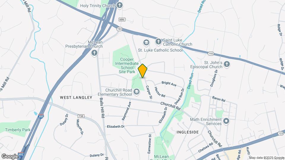 1068 Carper St Map and Location Details