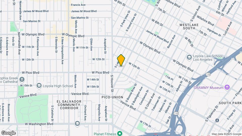 1237 S Alvarado St Apartments Map and Location Details
