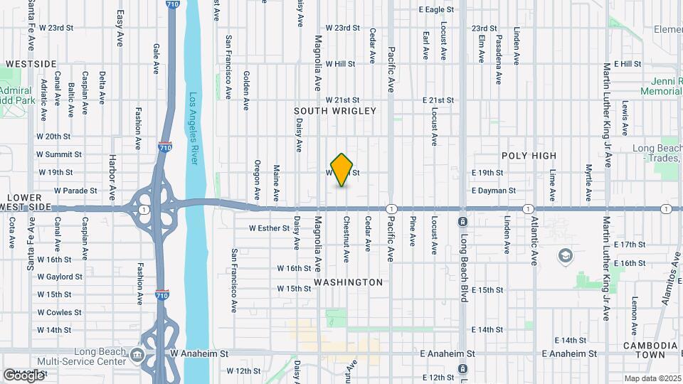 1841-1845 Chestnut Ave Map and Location Details