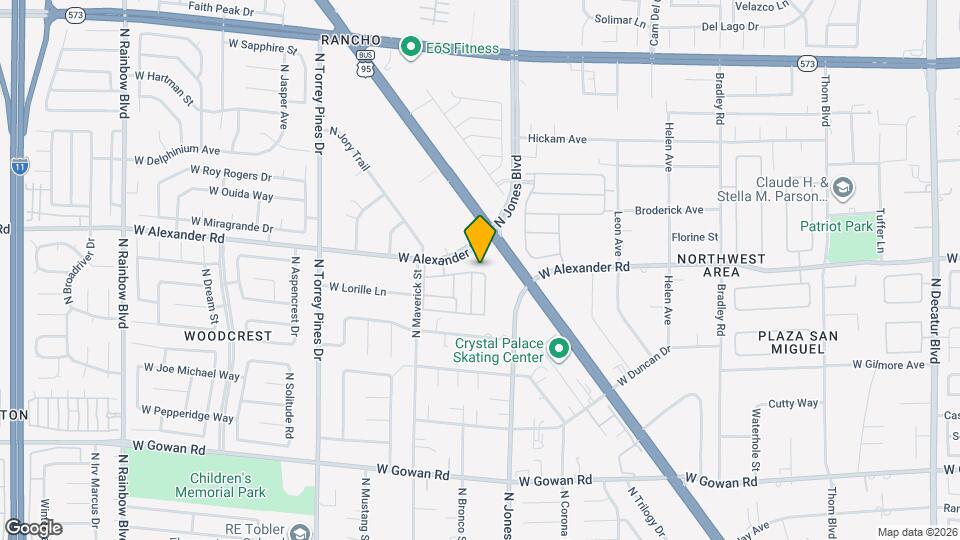 6122 Pine Villa Ave Map and Location Details