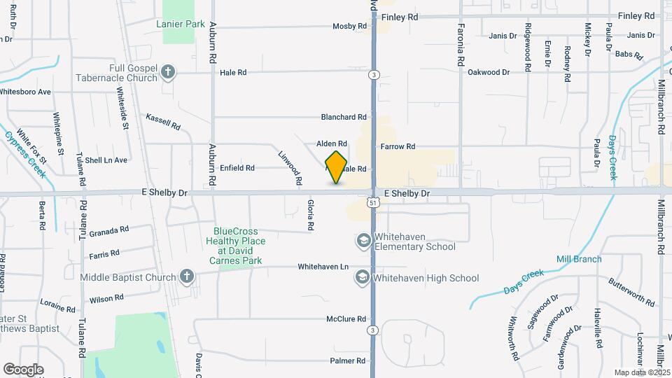 1094 E Shelby Dr Map and Location Details