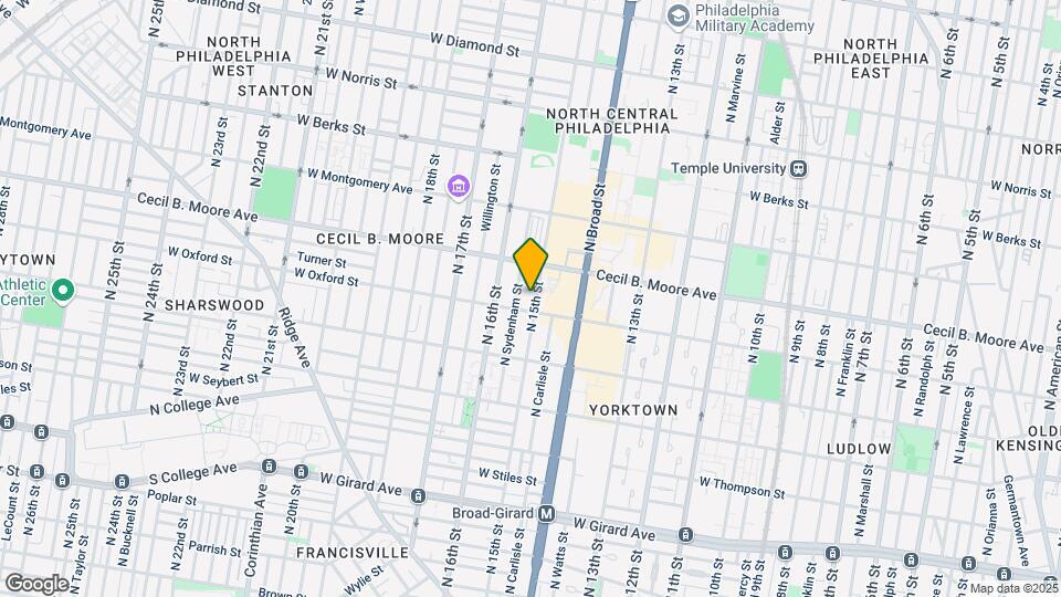 1610 N 15th St Map and Location Details