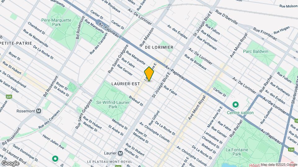 5071-5079 Garnier St Map and Location Details