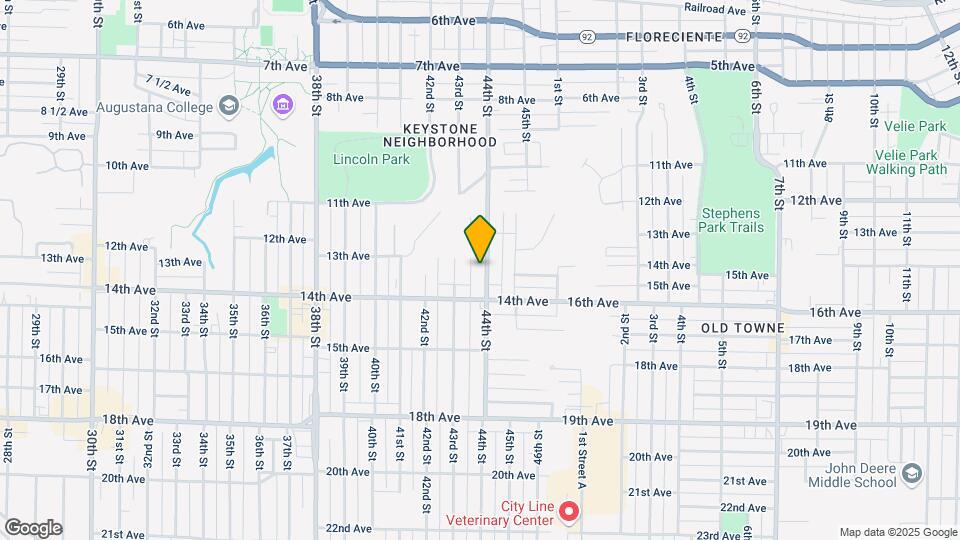 1314 44th St Map and Location Details