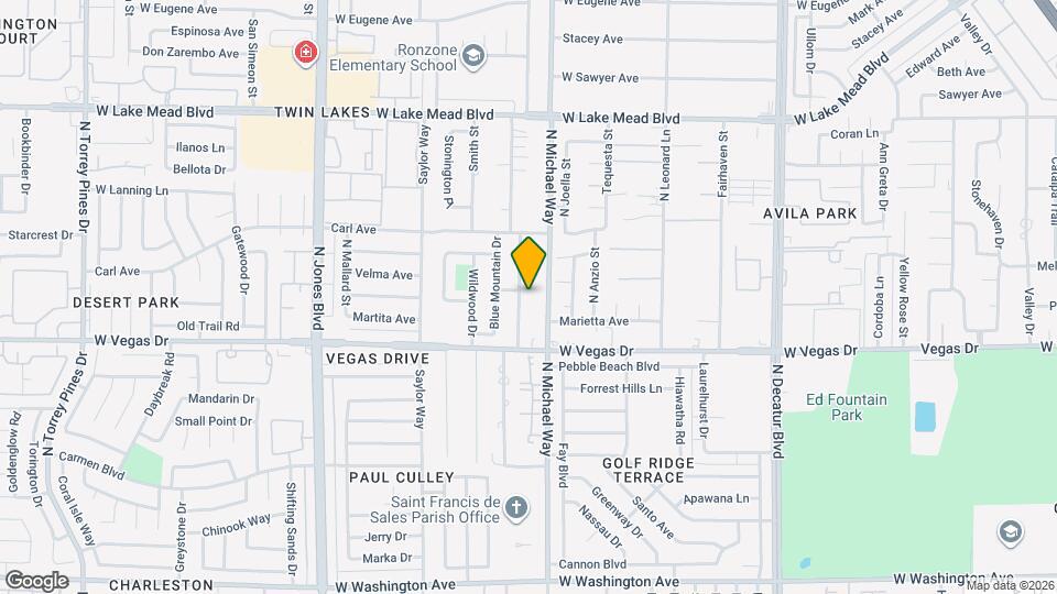 1662 Shadow Mountain Pl Map and Location Details