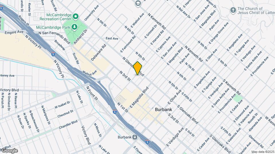 350 E Cypress Ave Map and Location Details