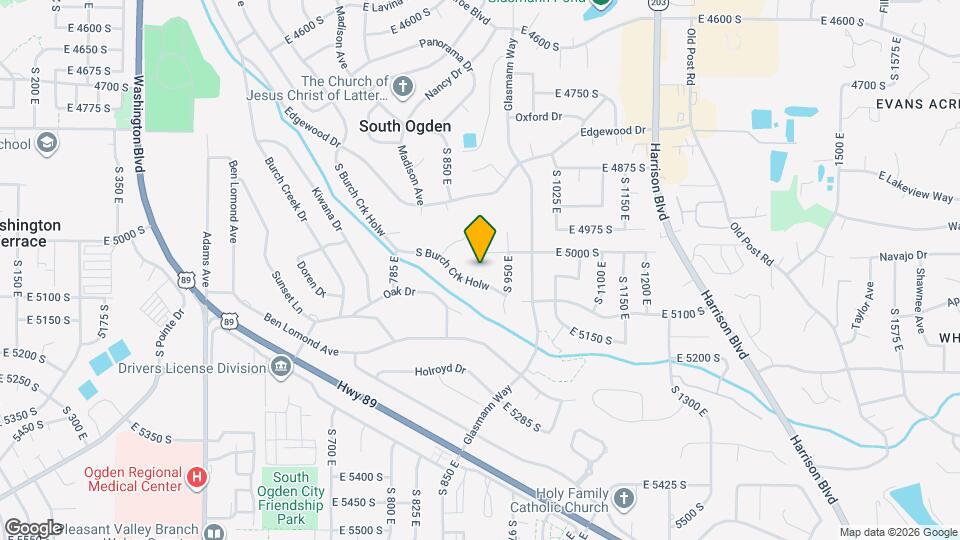 4582 S Adams Ave Map and Location Details