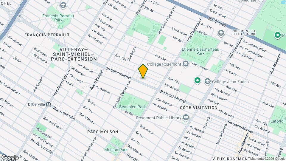 6625 Boul Saint-Michel Map and Location Details