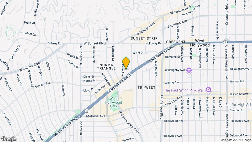 842 Palm Ave Mapa y Detalles de la Ubicación