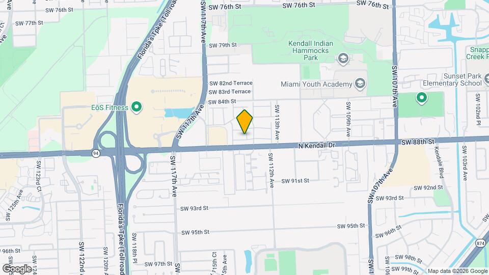 11425 SW 87th Terrace Map and Location Details