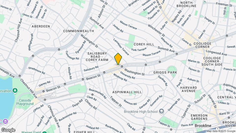 1642 Beacon St, Unit 14 Map and Location Details
