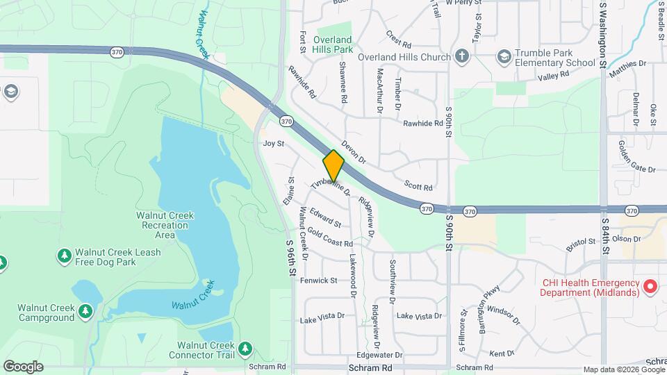 1007 Timberline Dr Map and Location Details